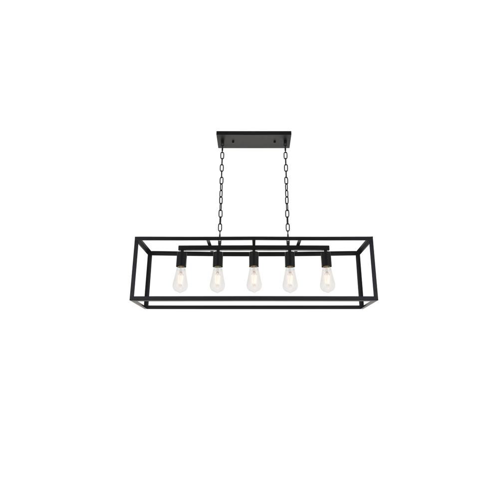 Resolute 5 light black Pendant. Picture 3