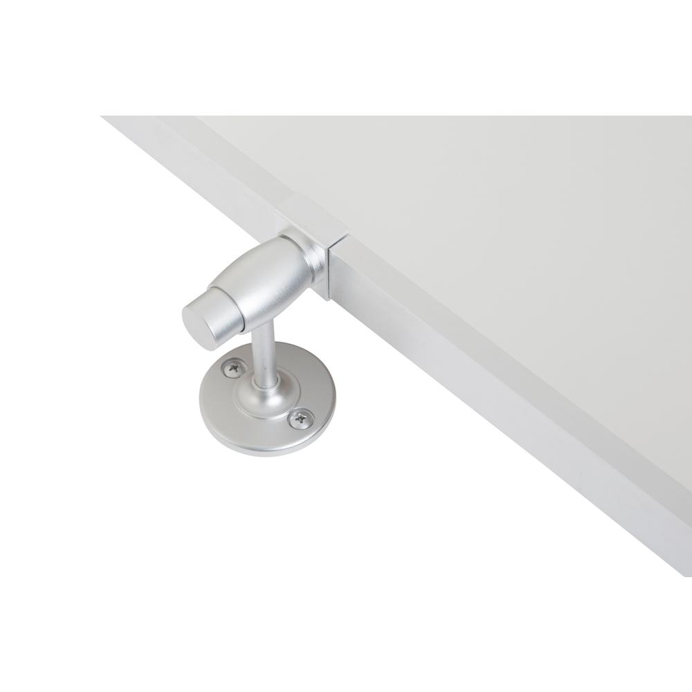 Rectangle Pivot Mirror 24X20 Inch In Silver. Picture 3
