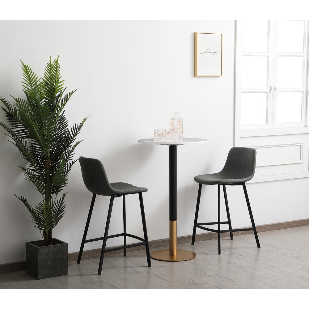23 inch pub table in white. Picture 2