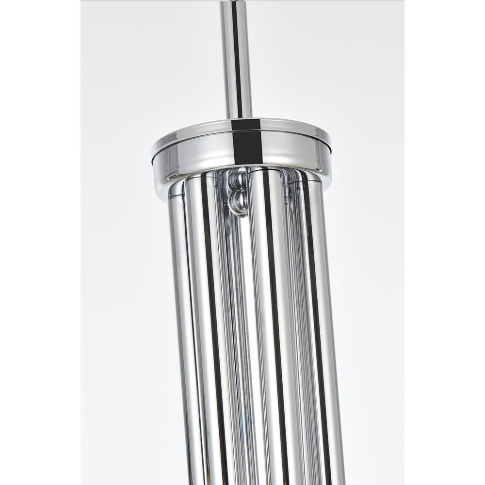 Layne 55 inch chandelier in Chrome. Picture 4