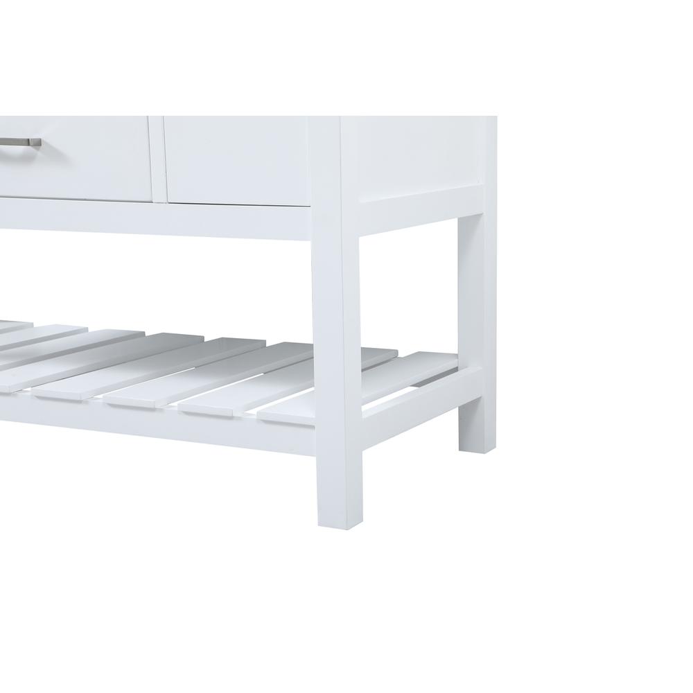 48 inch Single bathroom vanity in white with backsplash. Picture 13