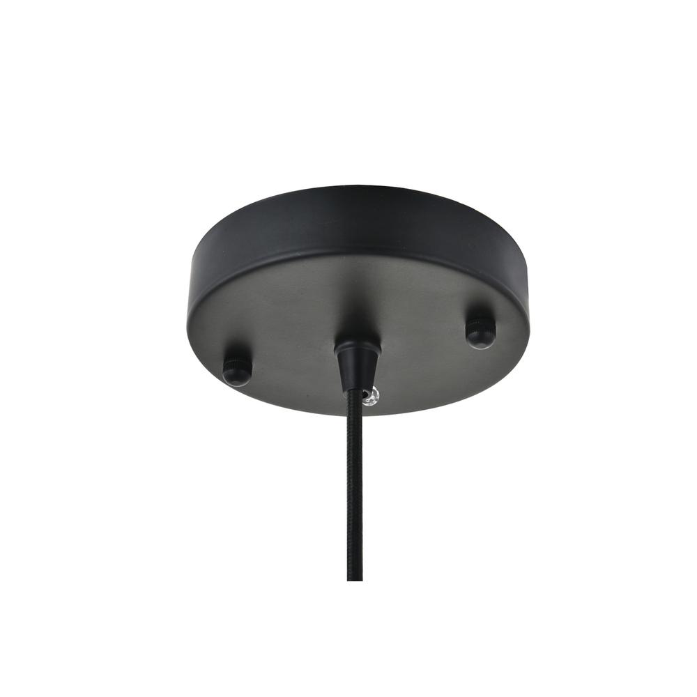 Resolute 1 light black Pendant. Picture 11