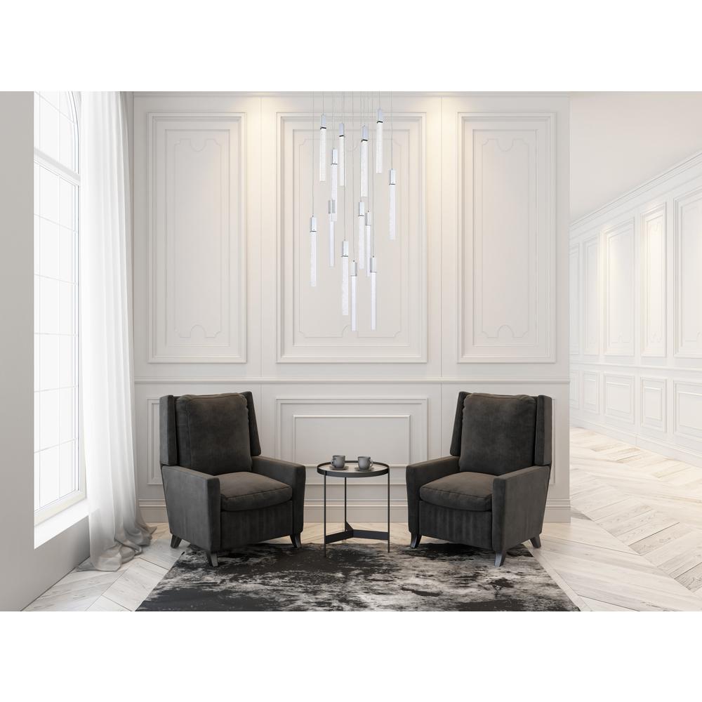 Weston 13 lights pendant in chrome. Picture 8