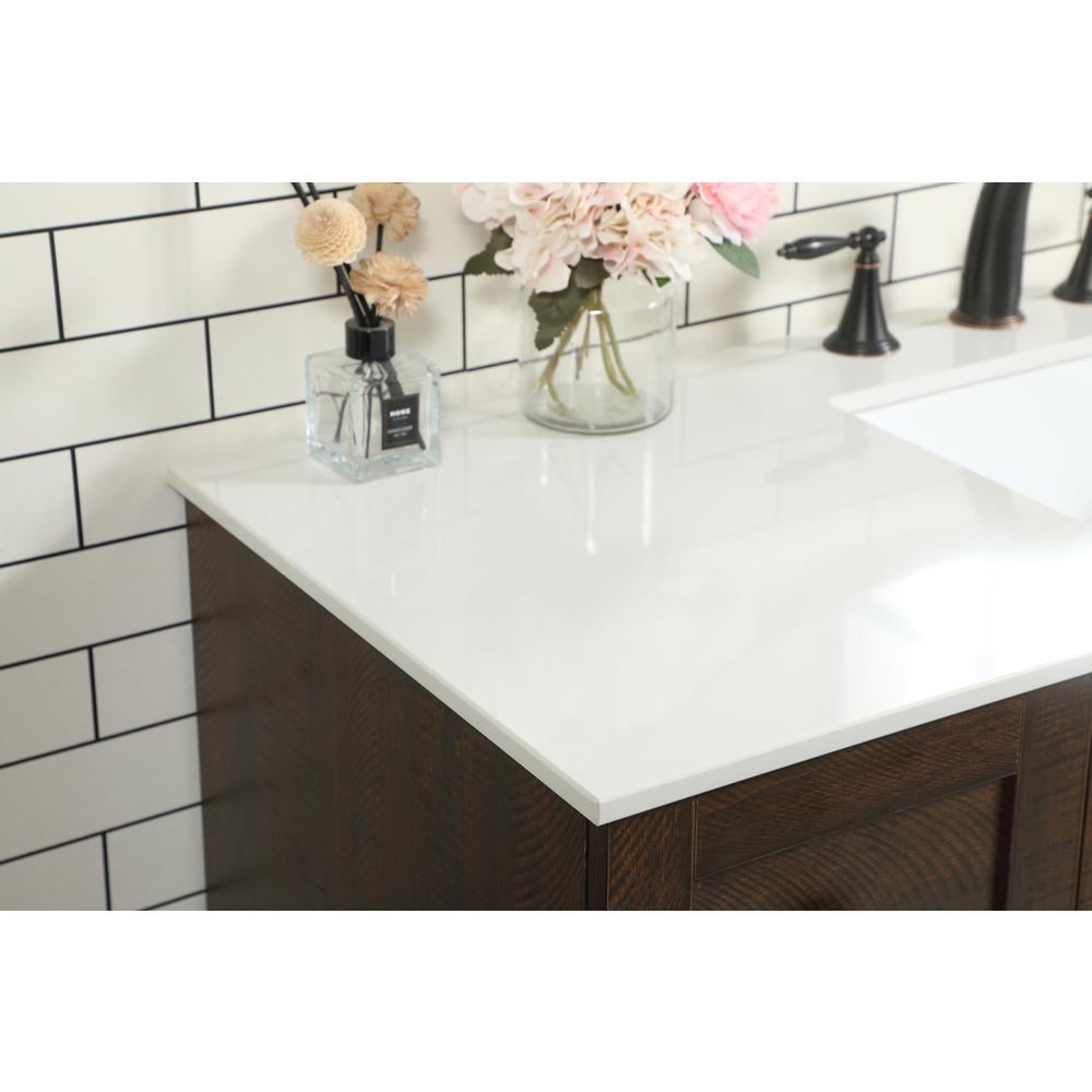 48 inch Single bathroom vanity in expresso. Picture 5