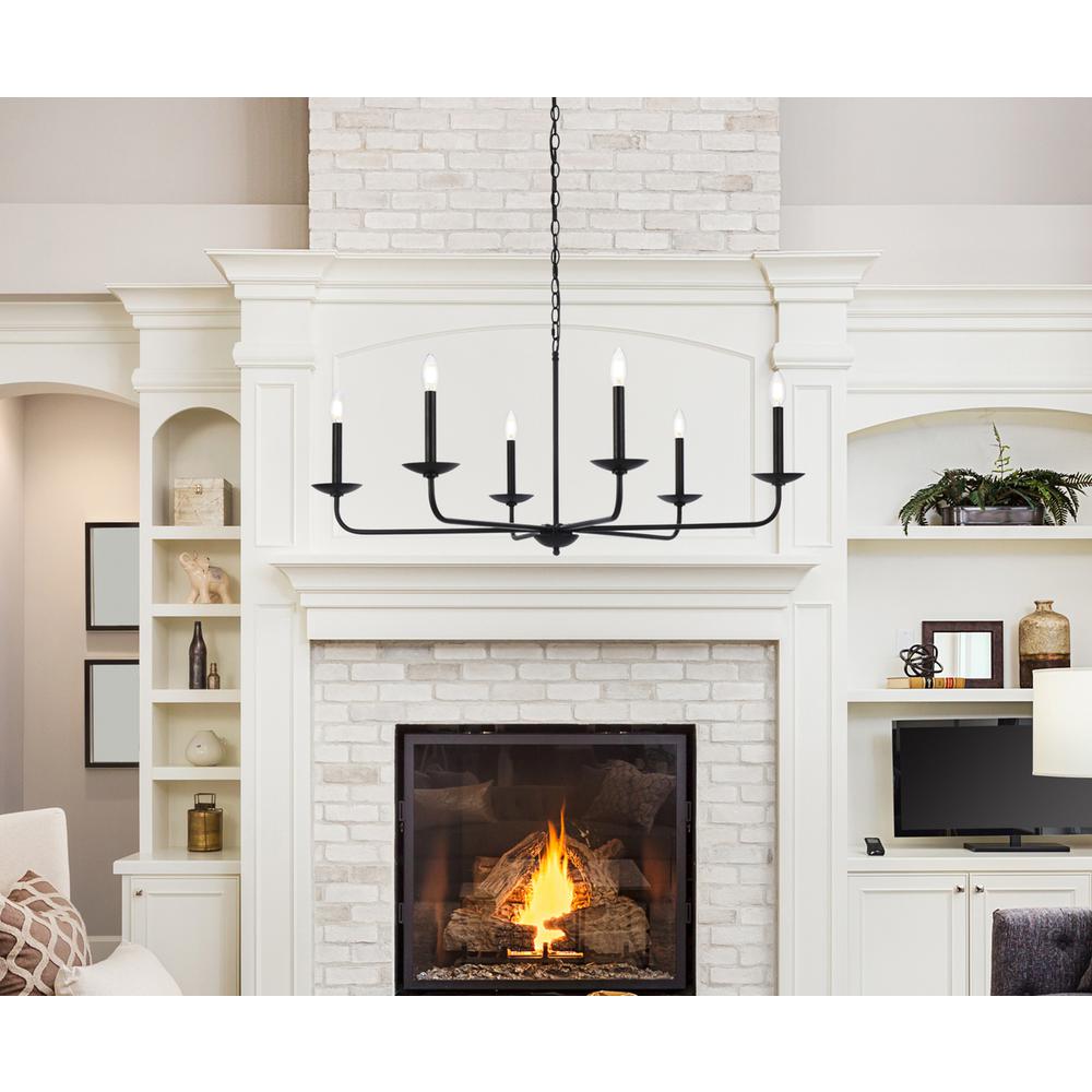 Cohen 42 inch pendant in black. Picture 7