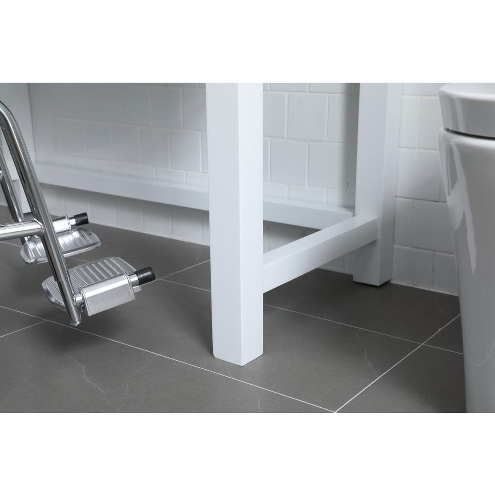 48 Inch ADA Compliant Bathroom Vanity In White. Picture 6