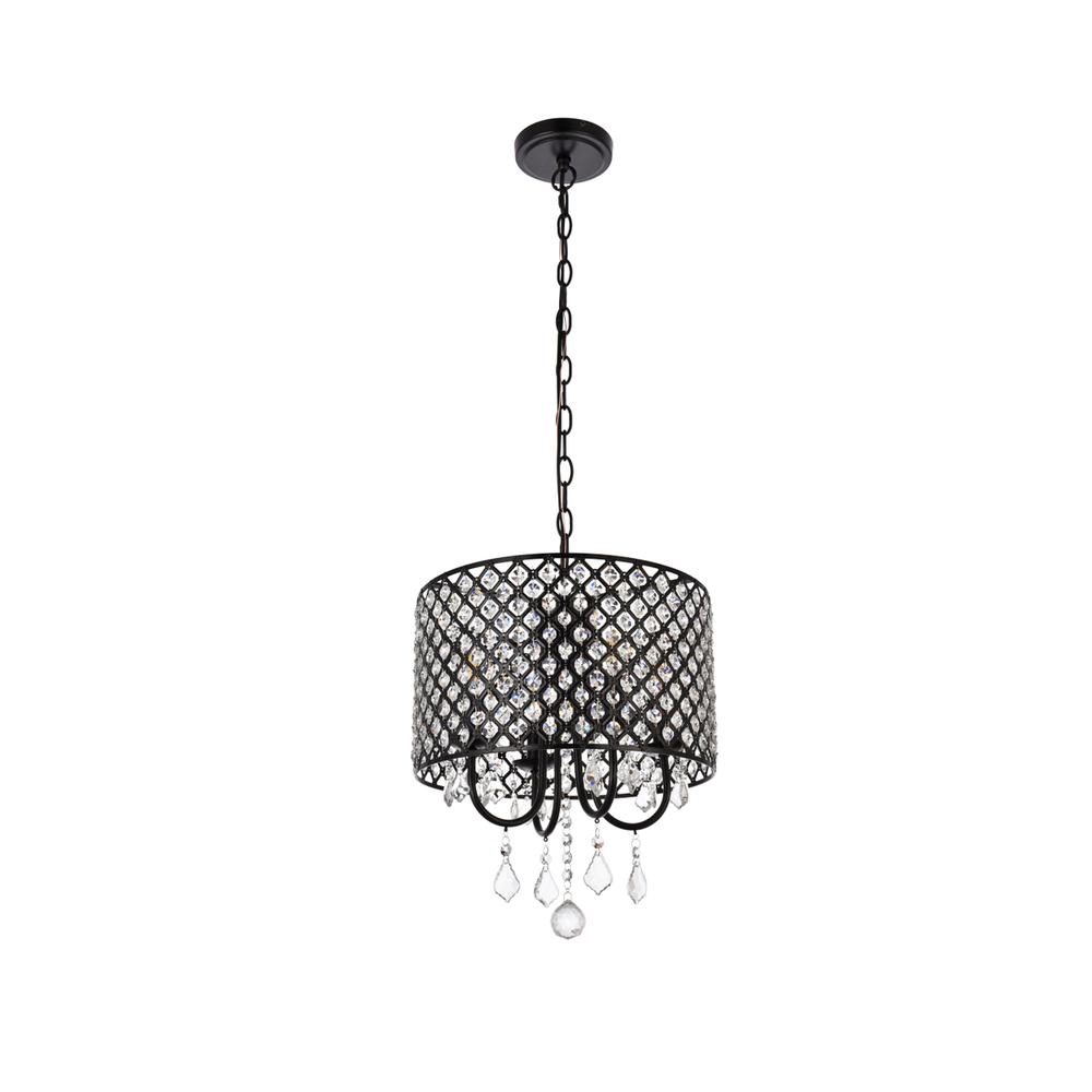 Elise 14 inch pendant in black. Picture 7