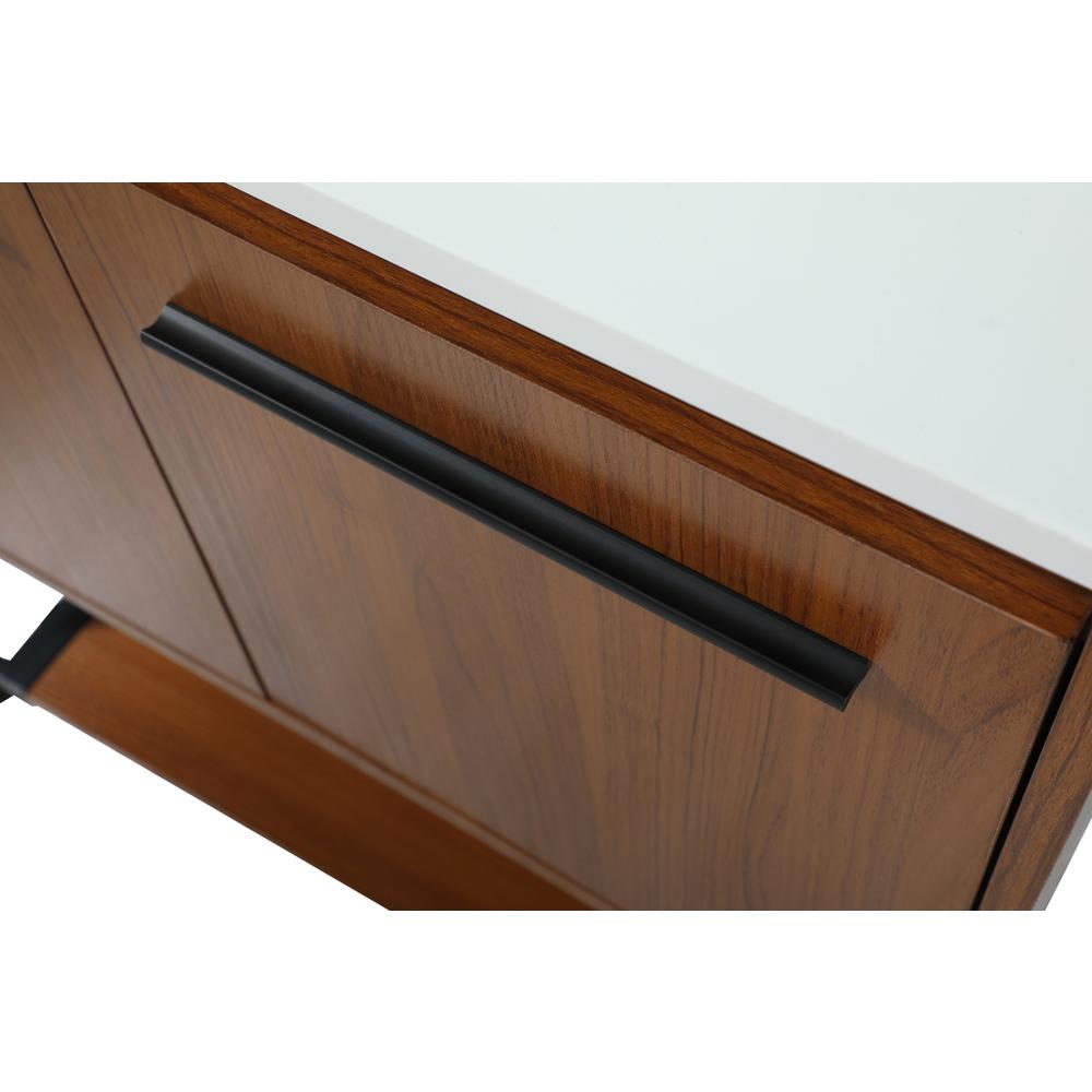 30 inch Single bathroom vanity in teak. Picture 12