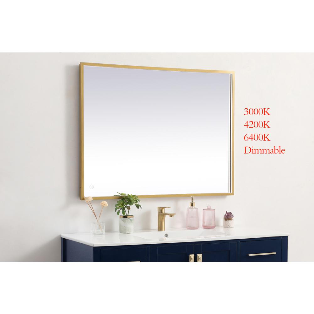 Pier 30x40 inch LED mirror with adjustable color temperature. Picture 2