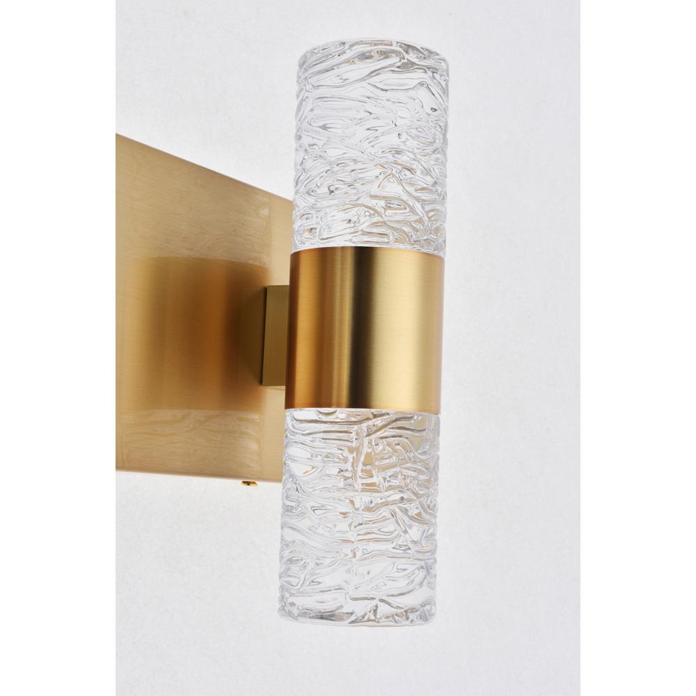 Vega 6 light Gold LED Wall Sconce. Picture 10