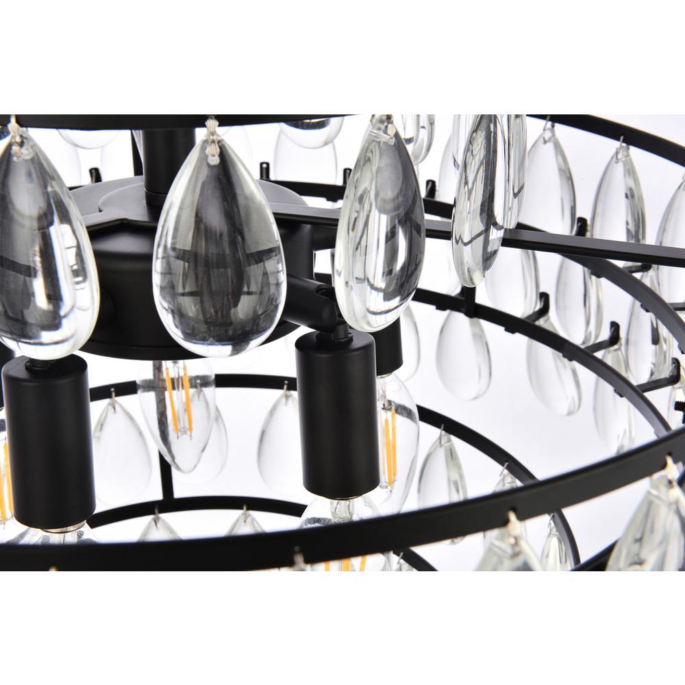 Mila 18 inch pendant in black. Picture 5