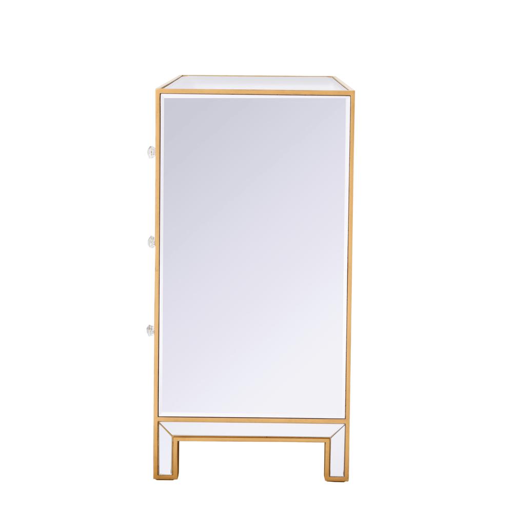 Chest 3 drawers 40in. W x 16in. D x 32in. H in gold. Picture 8
