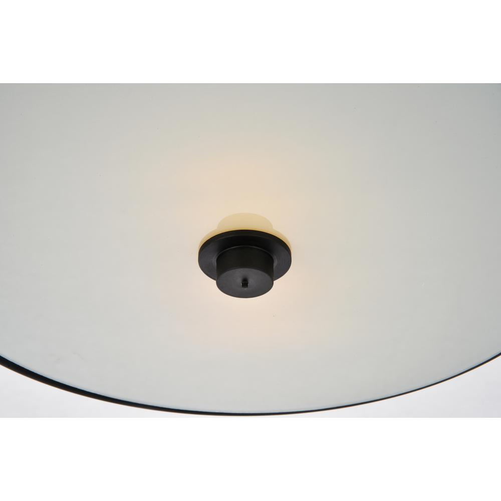 Hazen 2 light 12 inch Flat Black flush mount. Picture 3