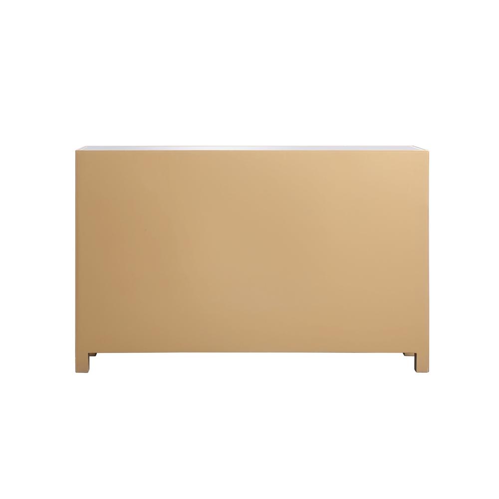 56 inch mirrored credenza in gold. Picture 10