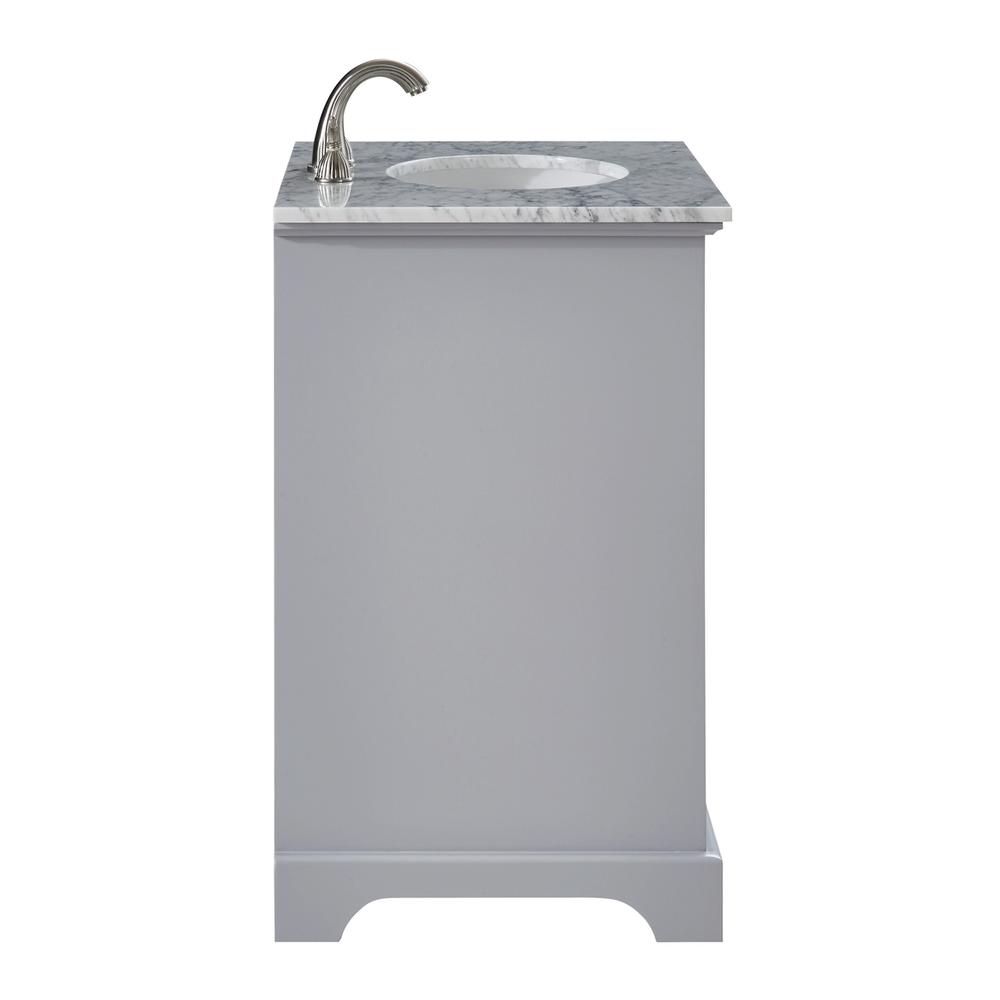 30 In. Single Bathroom Vanity Set In Light Grey. Picture 7