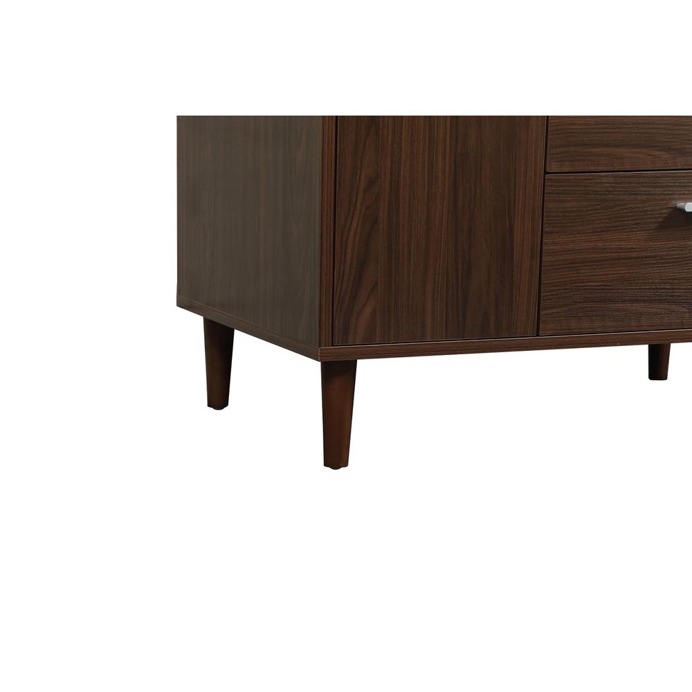 36 inch bathroom vanity in Walnut with backsplash. Picture 13