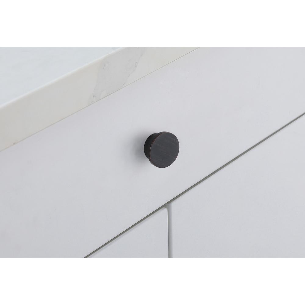 Trovon 1.6" Diameter Oil-rubbed Bronze Oversize Round Knob Multipack (Set of 10). Picture 2
