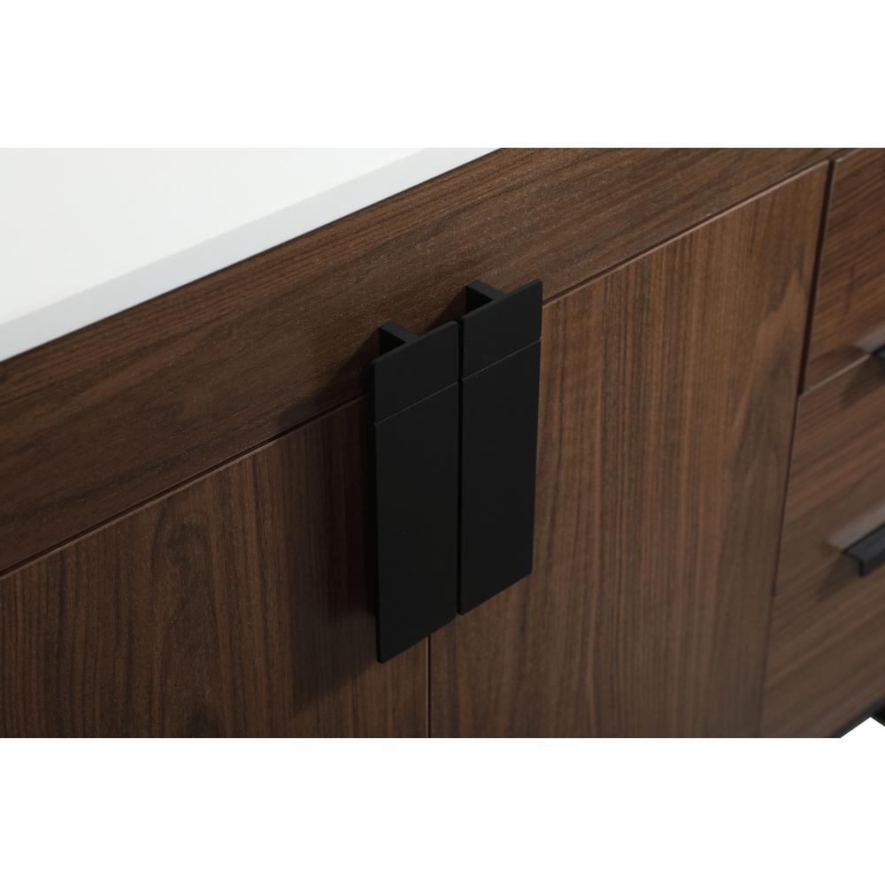 36 inch Single bathroom vanity in walnut. Picture 12