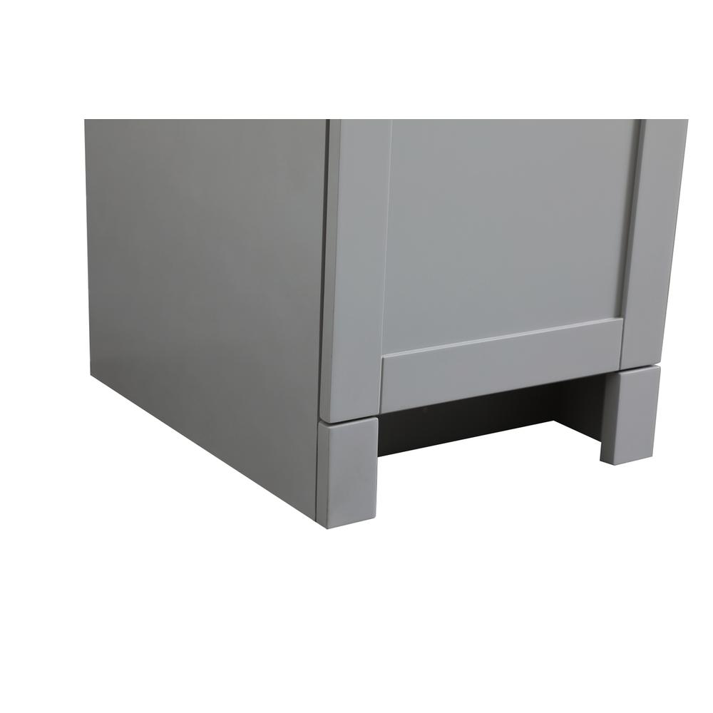 60 Inch ADA Compliant Bathroom Vanity In Grey. Picture 13
