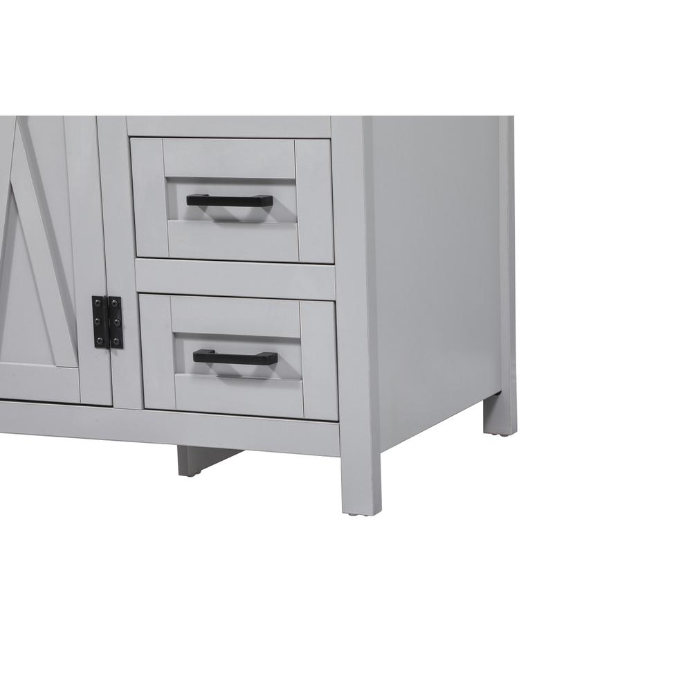 48 inch Single bathroom vanity in grey with backsplash. Picture 13