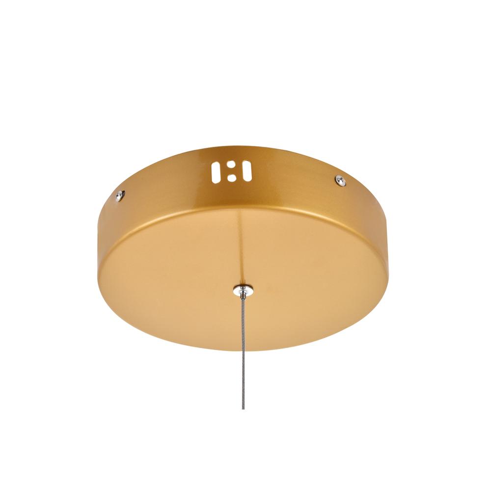 Sonya 3 Light Gold Pendant. Picture 6