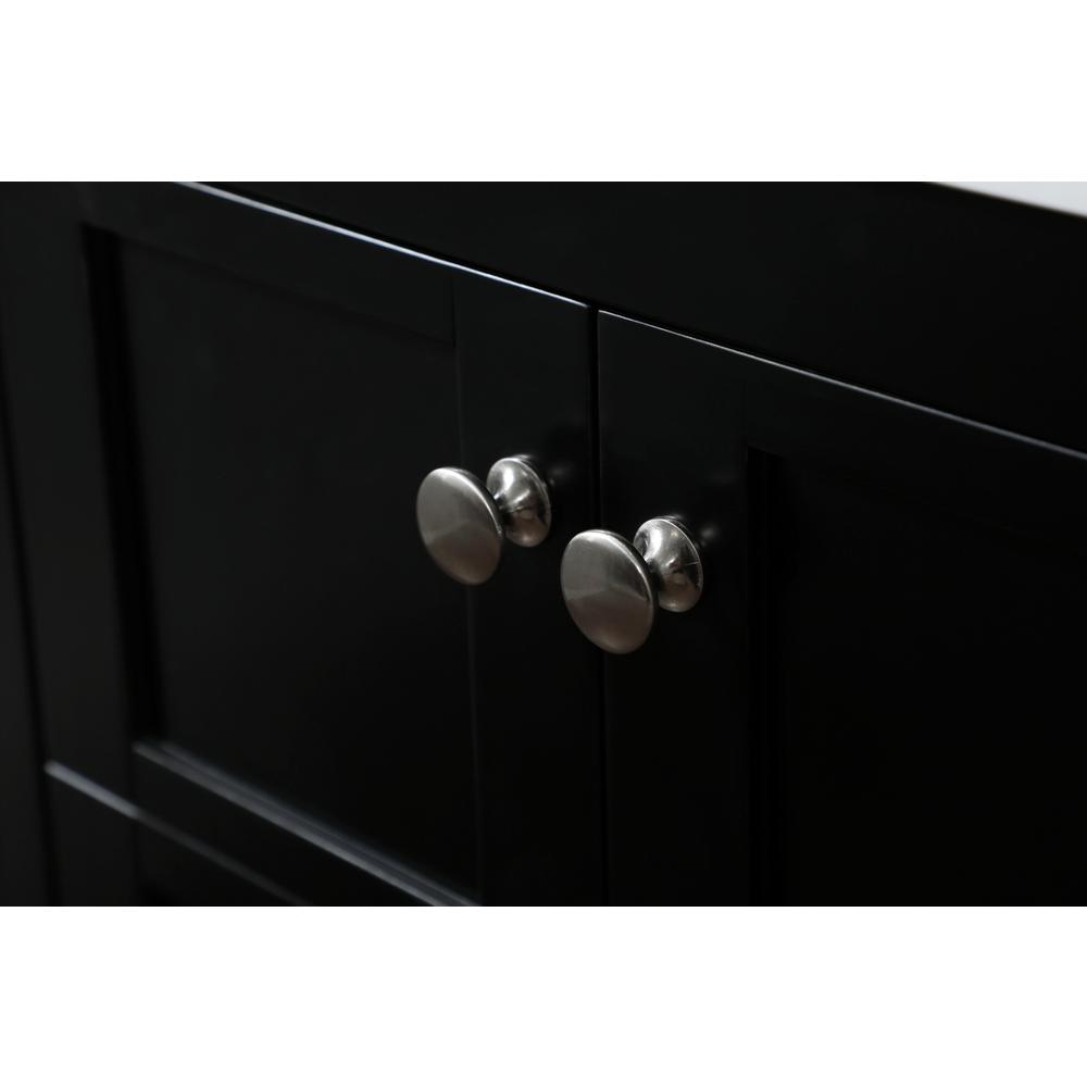 32 inch Single bathroom vanity in black. Picture 12