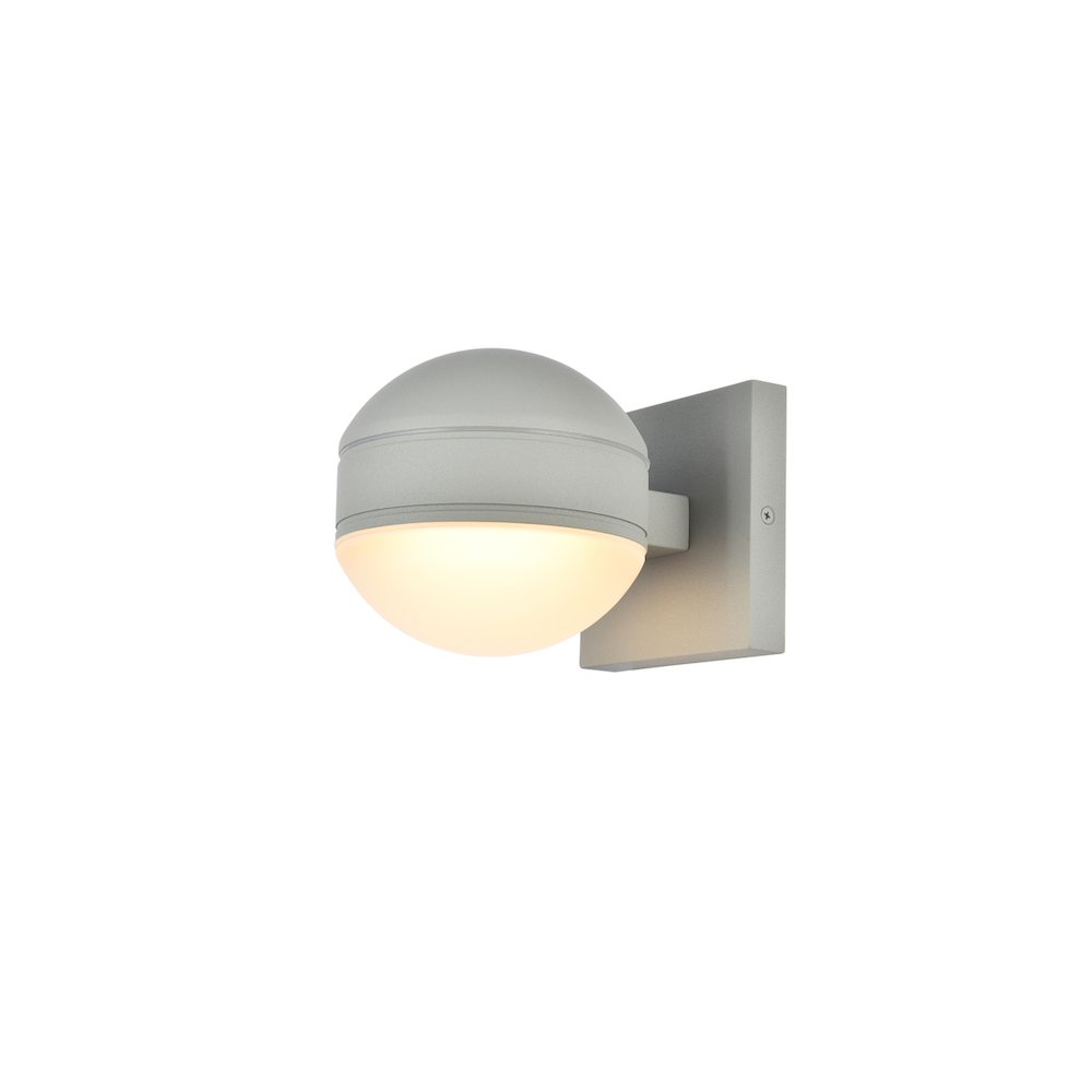 Raine Integrated Led Wall Sconce In Silver. Picture 2