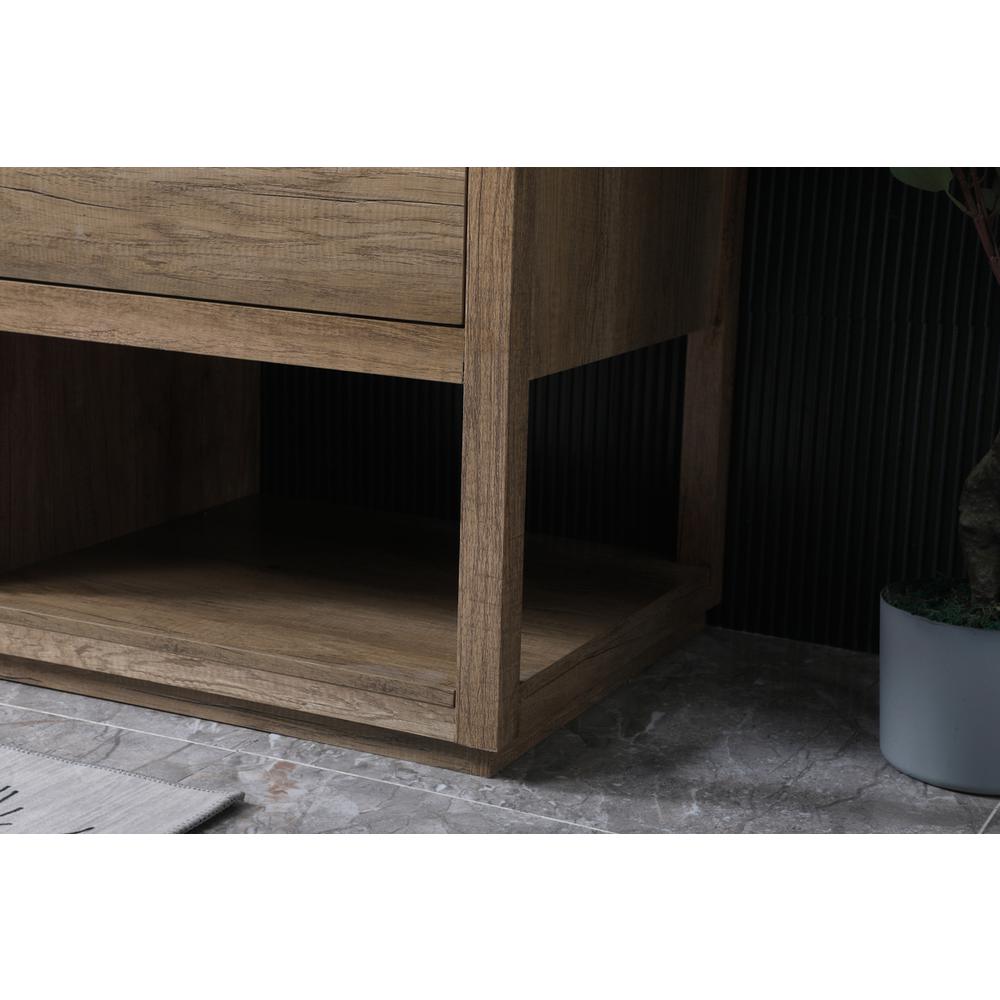 72 Inch Double Bathroom Vanity In Natural Oak. Picture 6