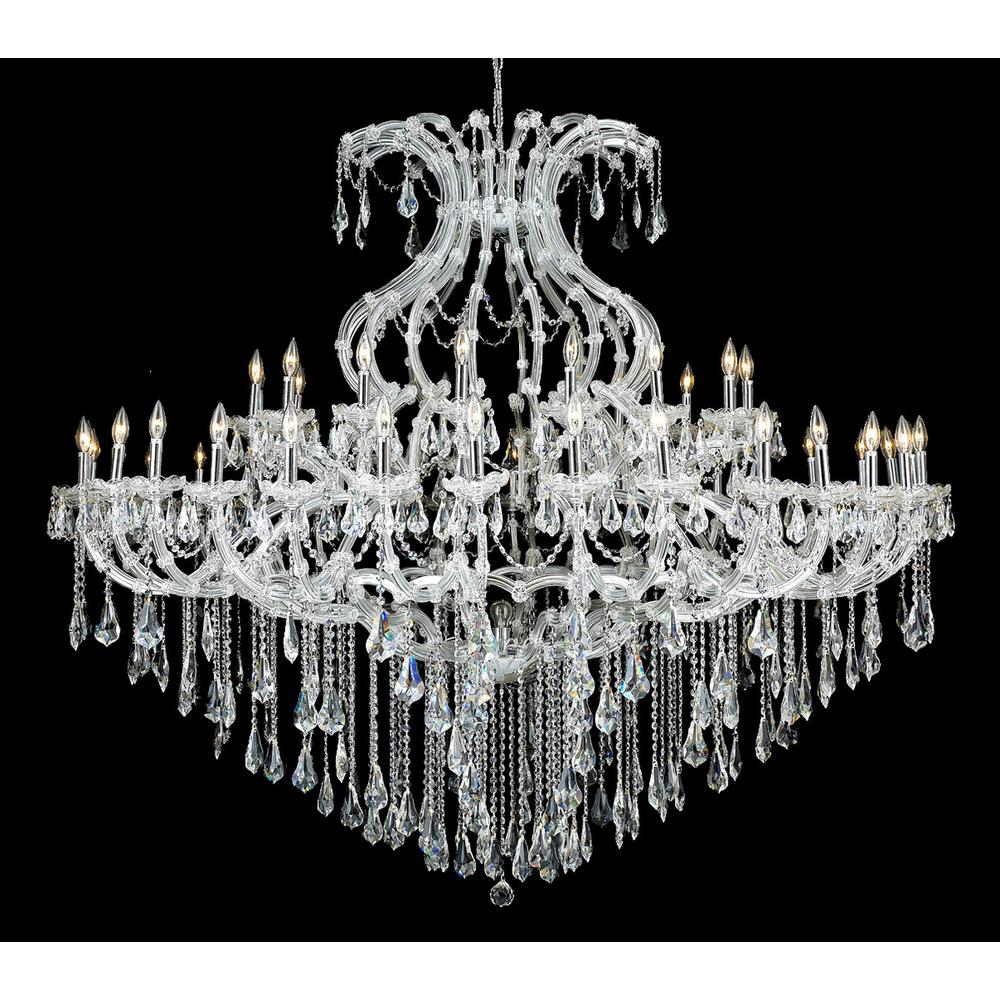Maria Theresa 49 light Chrome Chandelier Clear Royal Cut Crystal. Picture 1