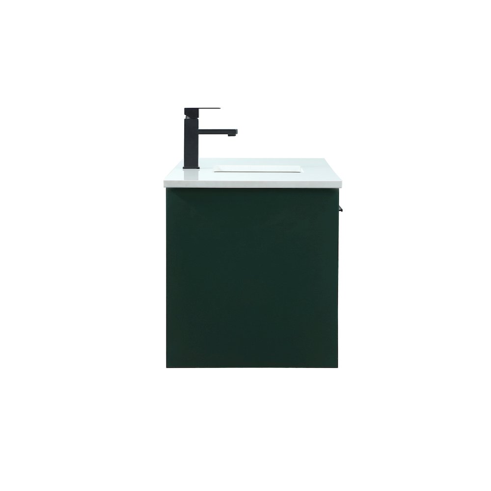 48 Inch Single Bathroom Vanity In Green. Picture 15