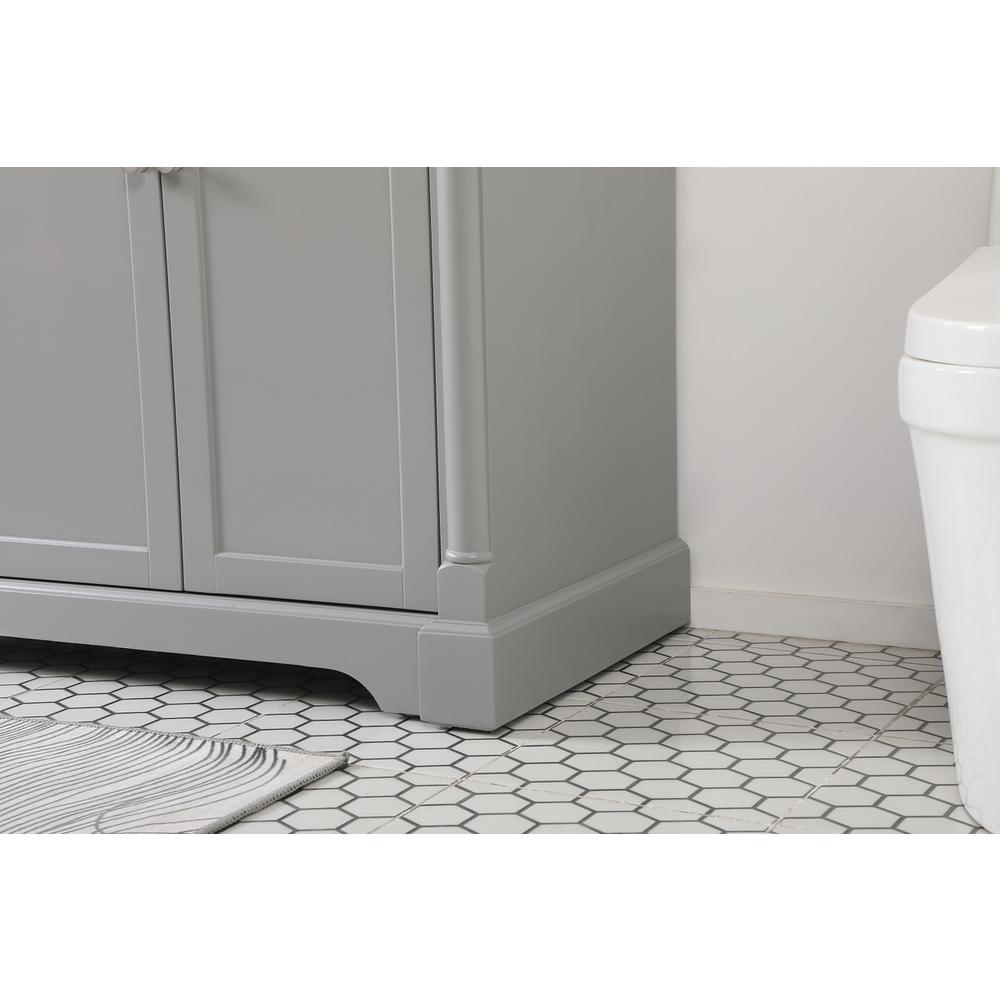 72 inch double bathroom vanity in Grey. Picture 6