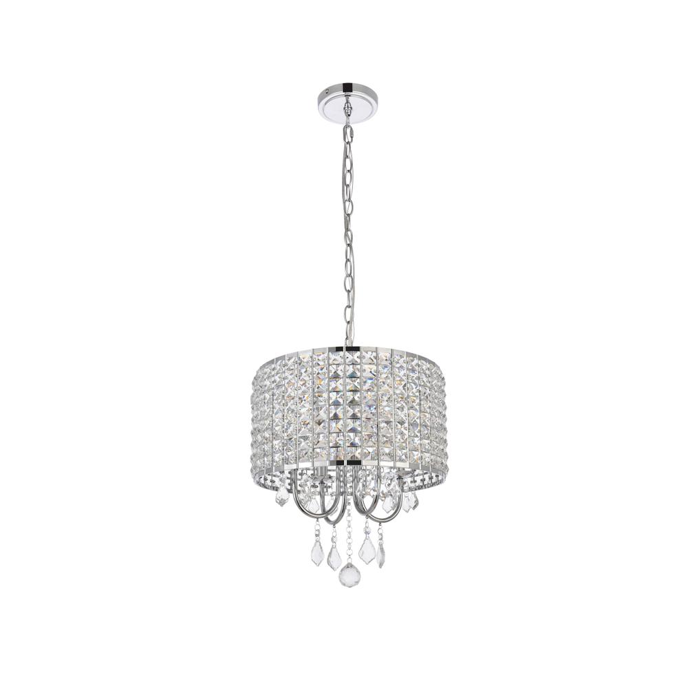 Elise 14 inch pendant in chrome. Picture 7