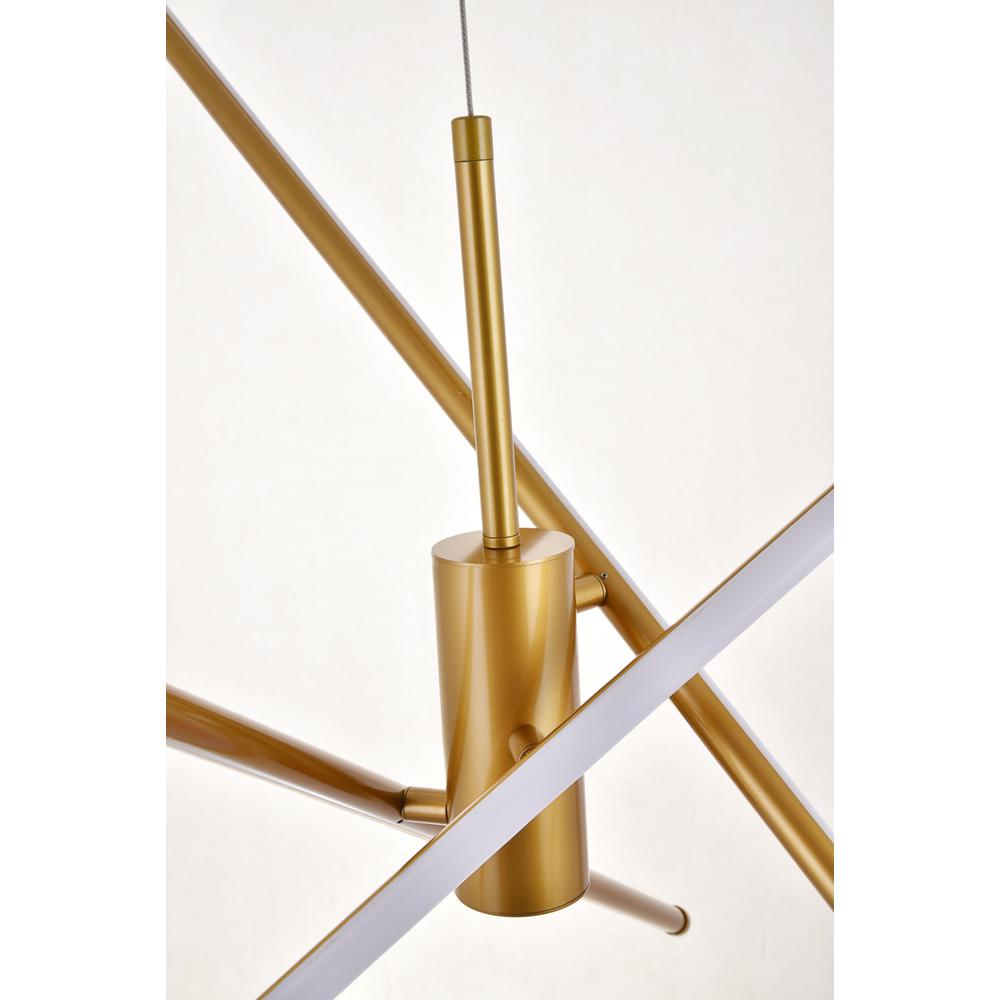 Sonya 3 Light Gold Pendant. Picture 3