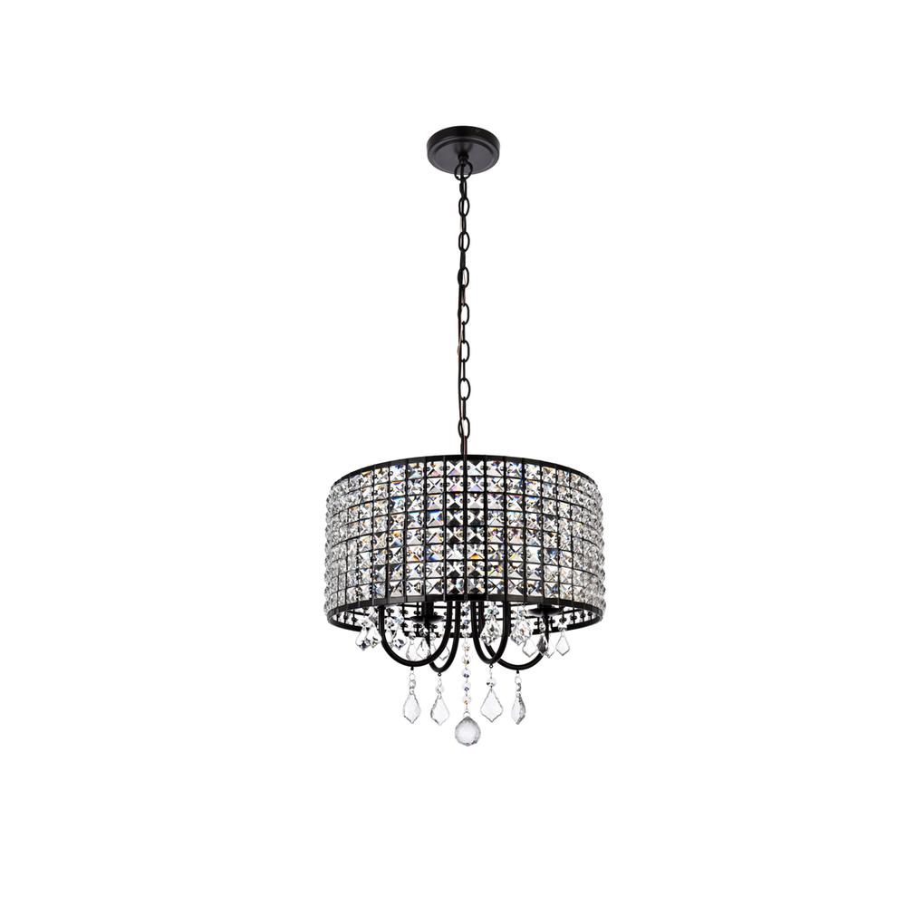 Elise 17 inch pendant in black. Picture 7