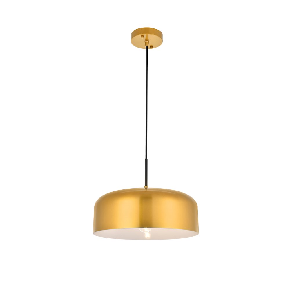 Etude 1 Light Satin Gold Pendant. Picture 4
