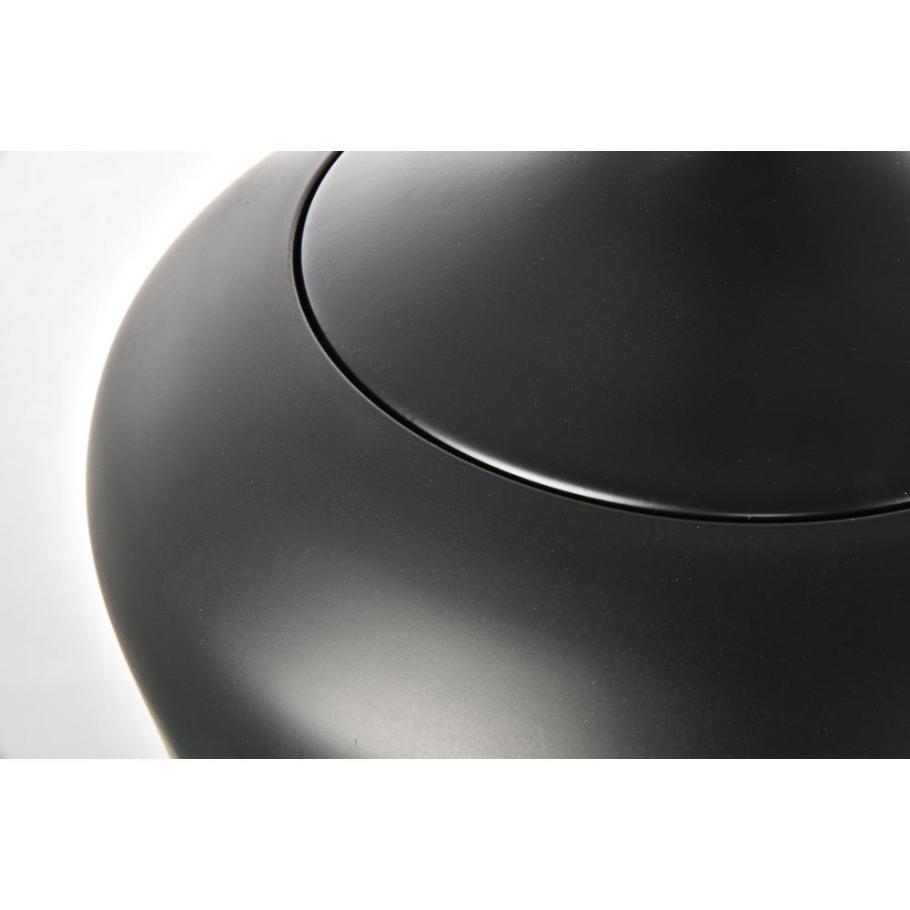 Nora Collection Pendant D11.5in H9in Lt:1 Black finish. Picture 6