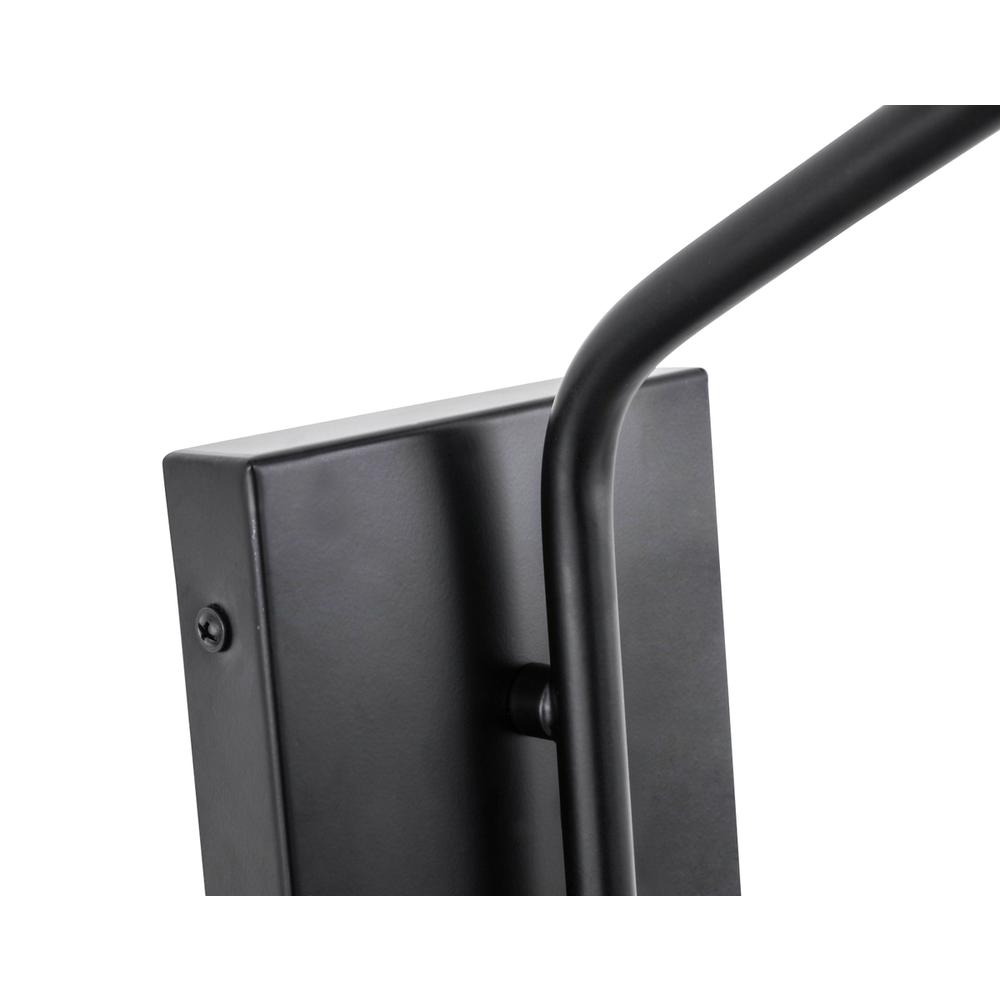 Kace 1 light Black and Clear glass wall sconce. Picture 11