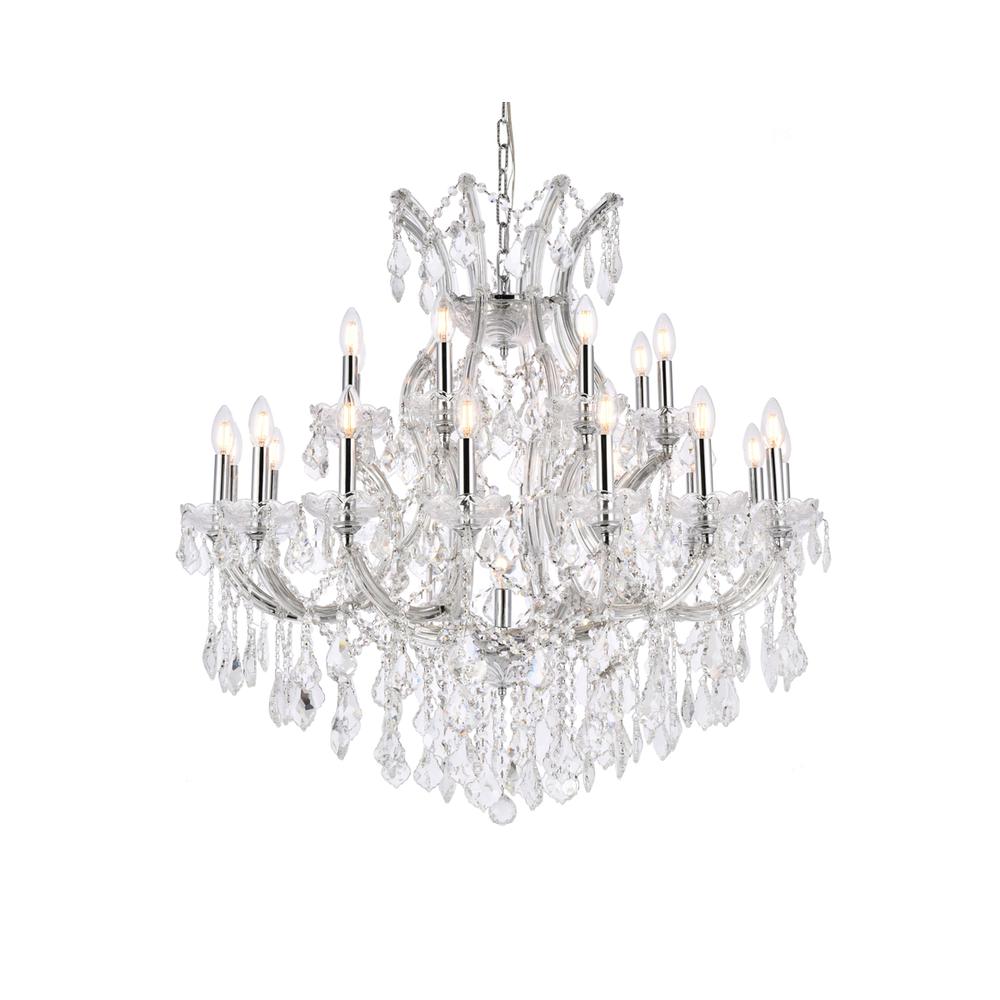Maria Theresa 24 light Chrome Chandelier Clear Royal Cut Crystal. Picture 2