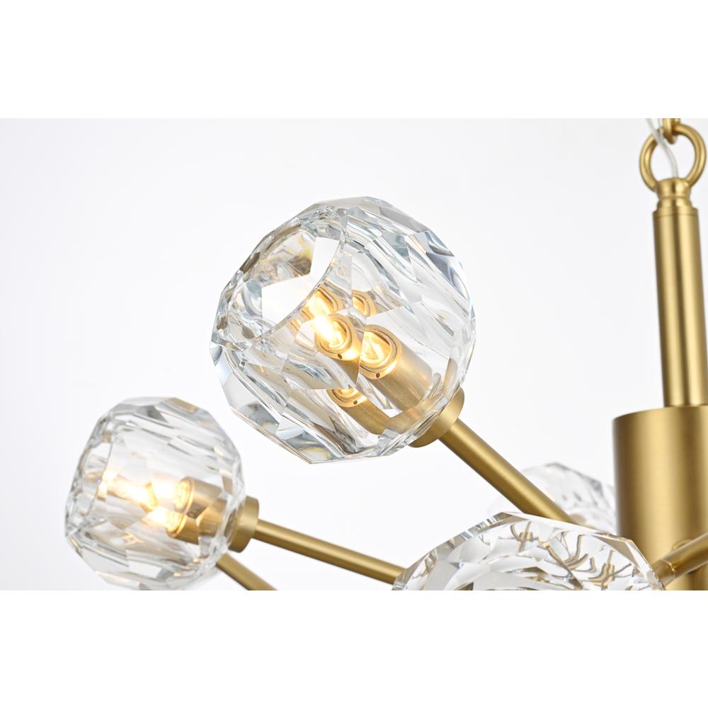 Graham 10 Light Pendant in Gold. Picture 3