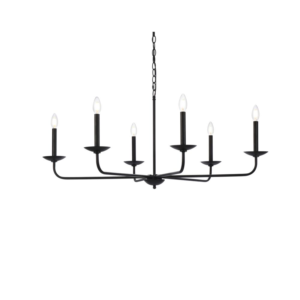 Cohen 42 inch pendant in black. Picture 2