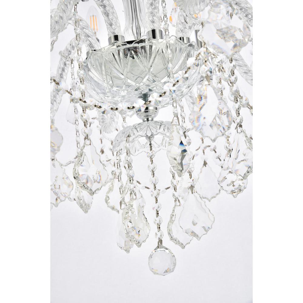 Giselle 12 light Chrome Chandelier Clear Royal Cut Crystal. Picture 3