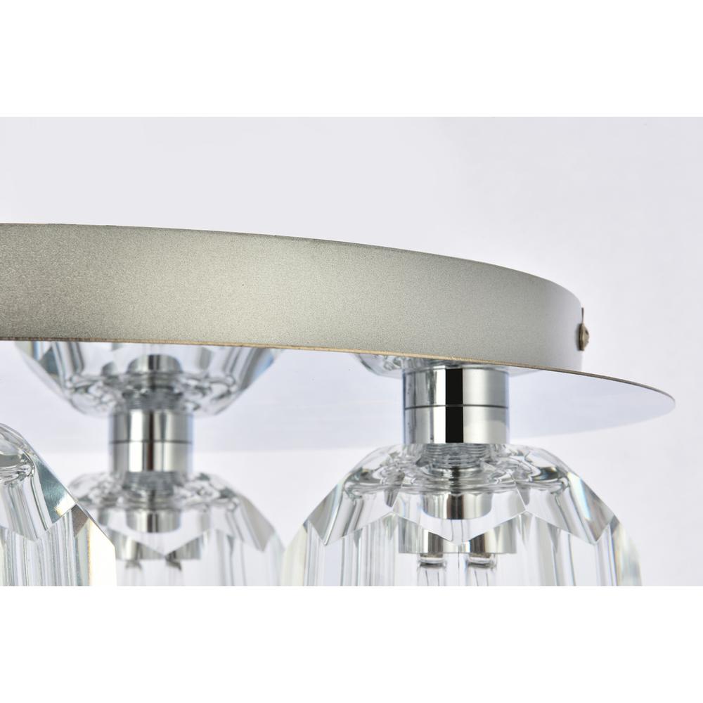 Graham 4 Light Ceiling Lamp in Chrome. Picture 4