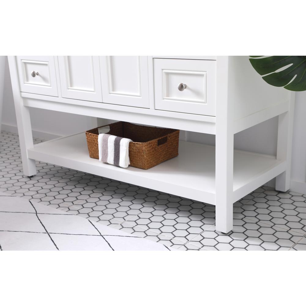 48 in. Single bathroom vanity set in White. Picture 6