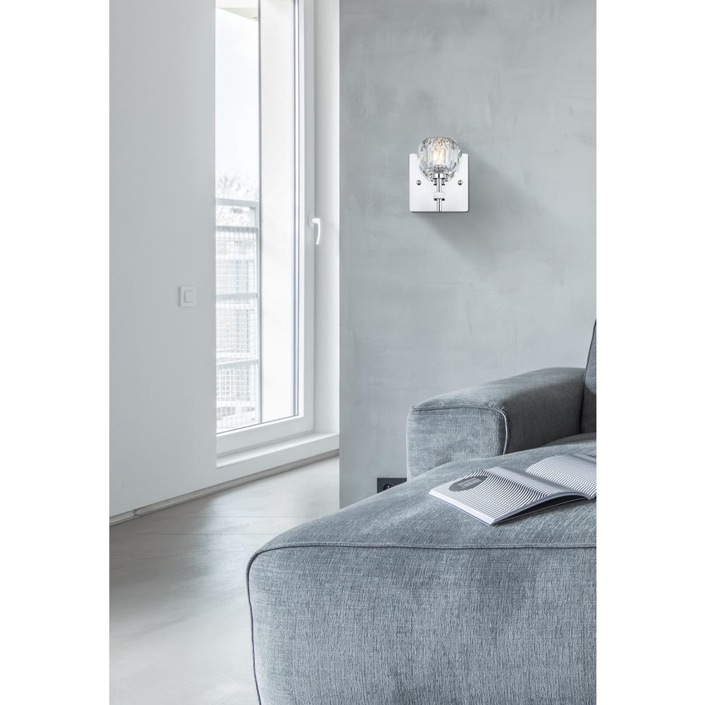 Graham 1 Light Wall Sconce in Chrome. Picture 7