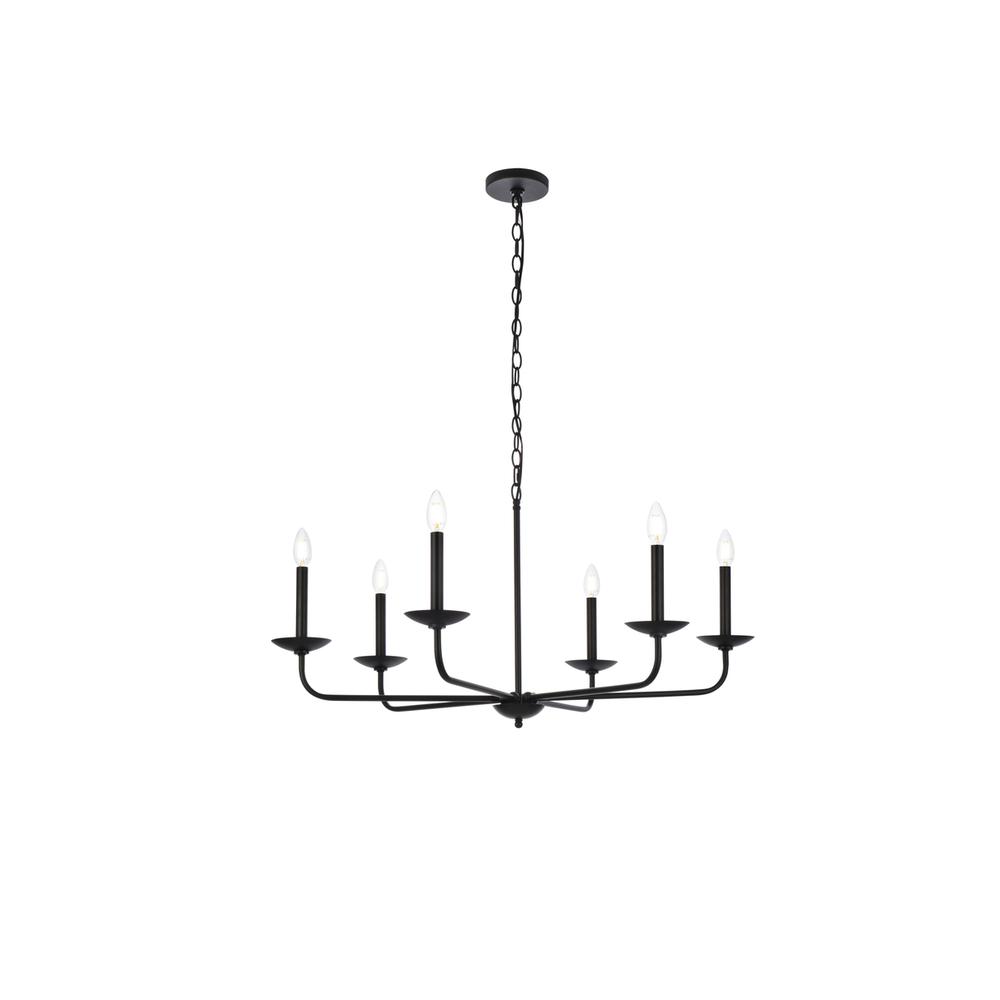 Cohen 36 inch pendant in black. Picture 1