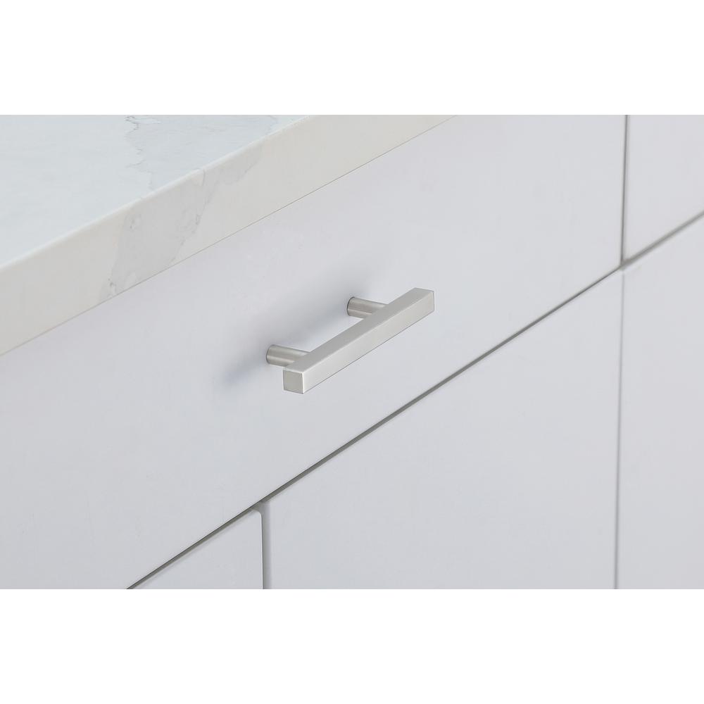 Dior 3" Center to Center Brushed Nickel Bar Pull Multipack (set of 10). Picture 2