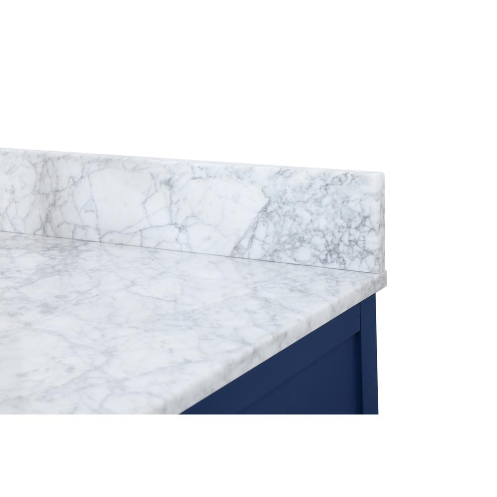 48 inch Single bathroom vanity in blue. Picture 11