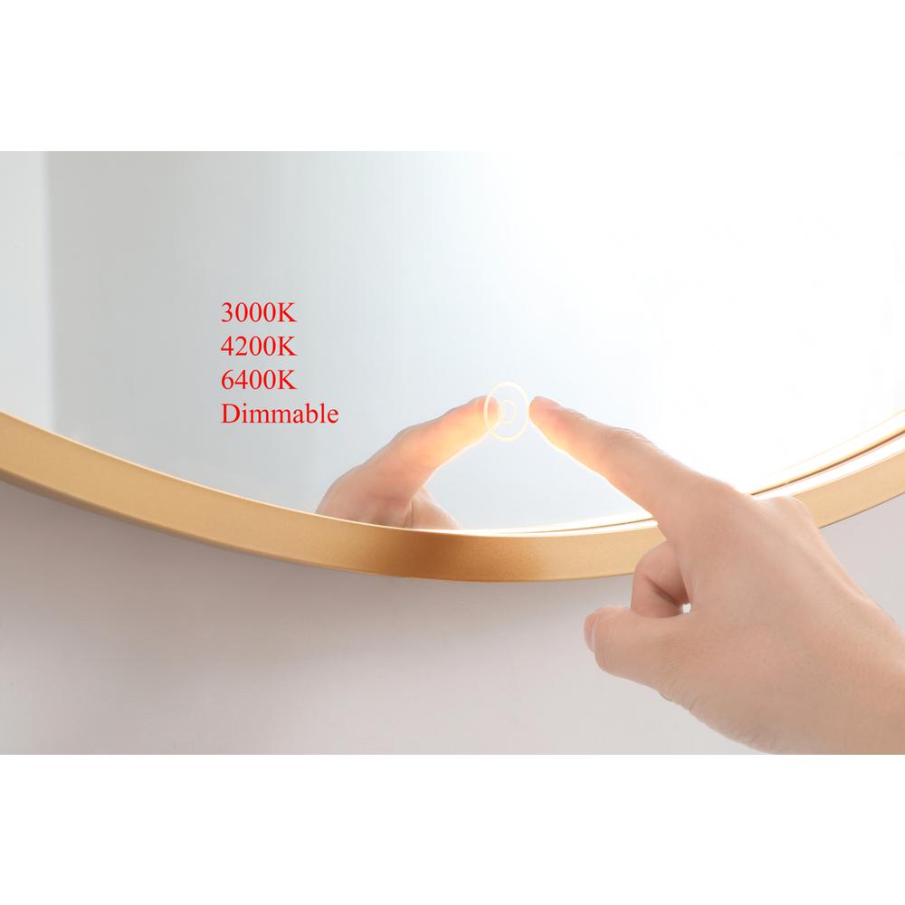 Pier 36 inch LED mirror with adjustable color temperature. Picture 9