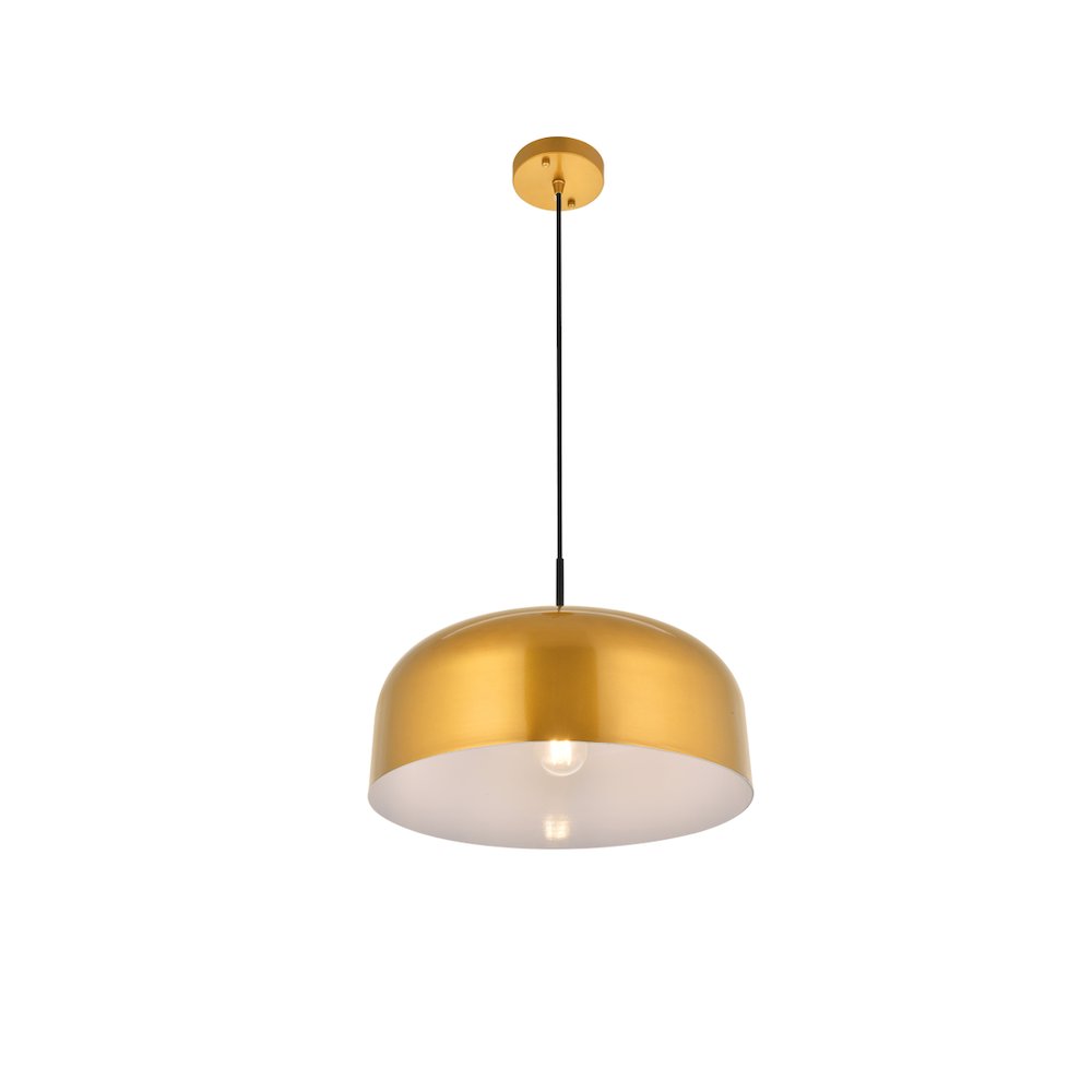 Etude 1 Light Satin Gold Pendant. Picture 7