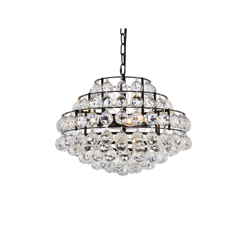 Savannah 18 inch pendant in black. Picture 2
